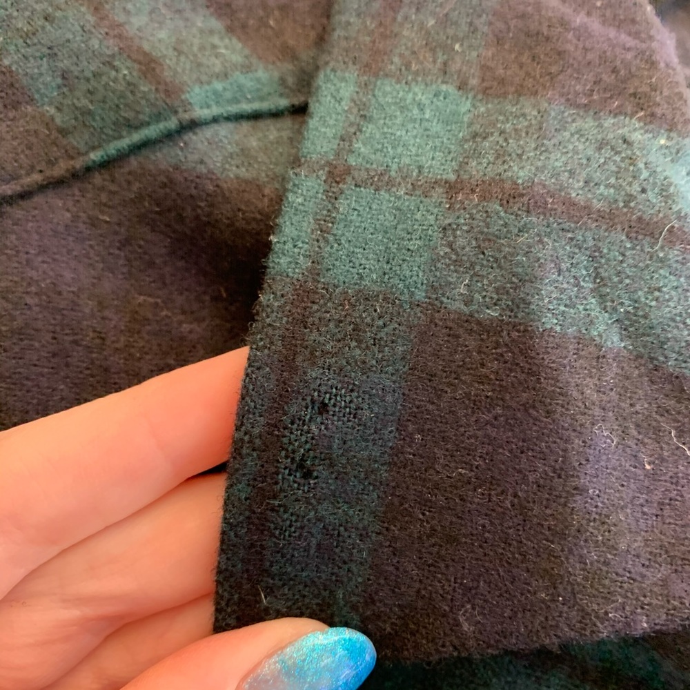 Pendleton | Green Tartan Wool Button Up Shirt - Picture 3 of 6
